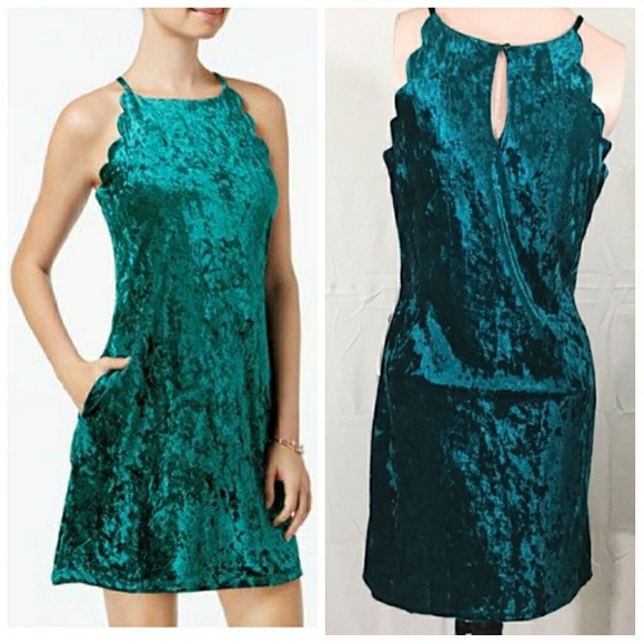 macys teal dress